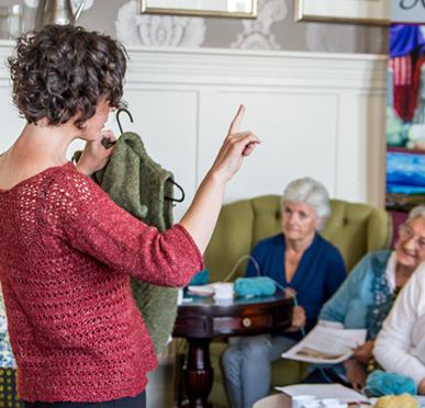 Carol Feller Workshop - Ireland Knitting Tour