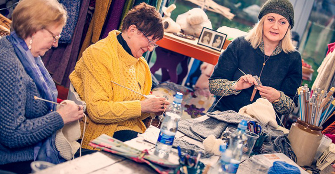 Edel MacBride Knitting Instructor Donegal Northwest Knitting Retreat