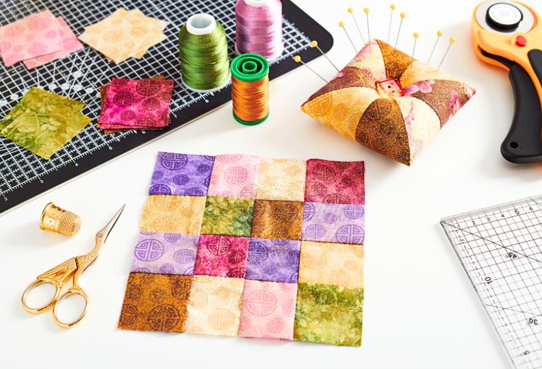 Supplies for quilting