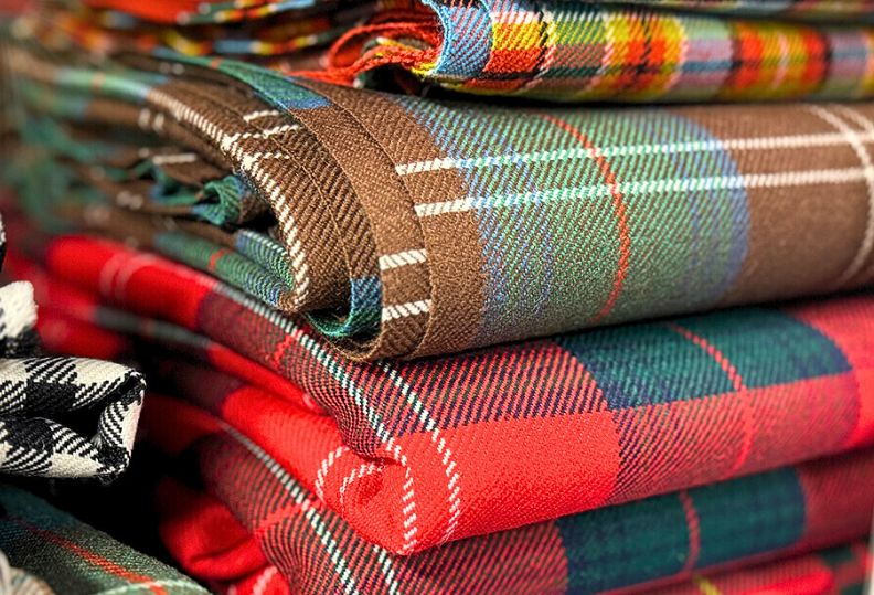 Stack of fabrics
