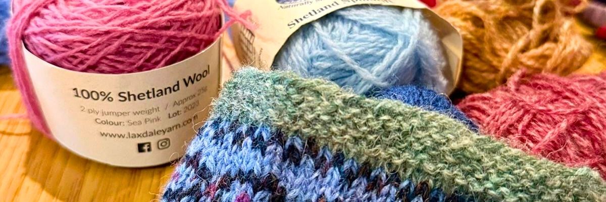 Fair Isle knitting and yarn