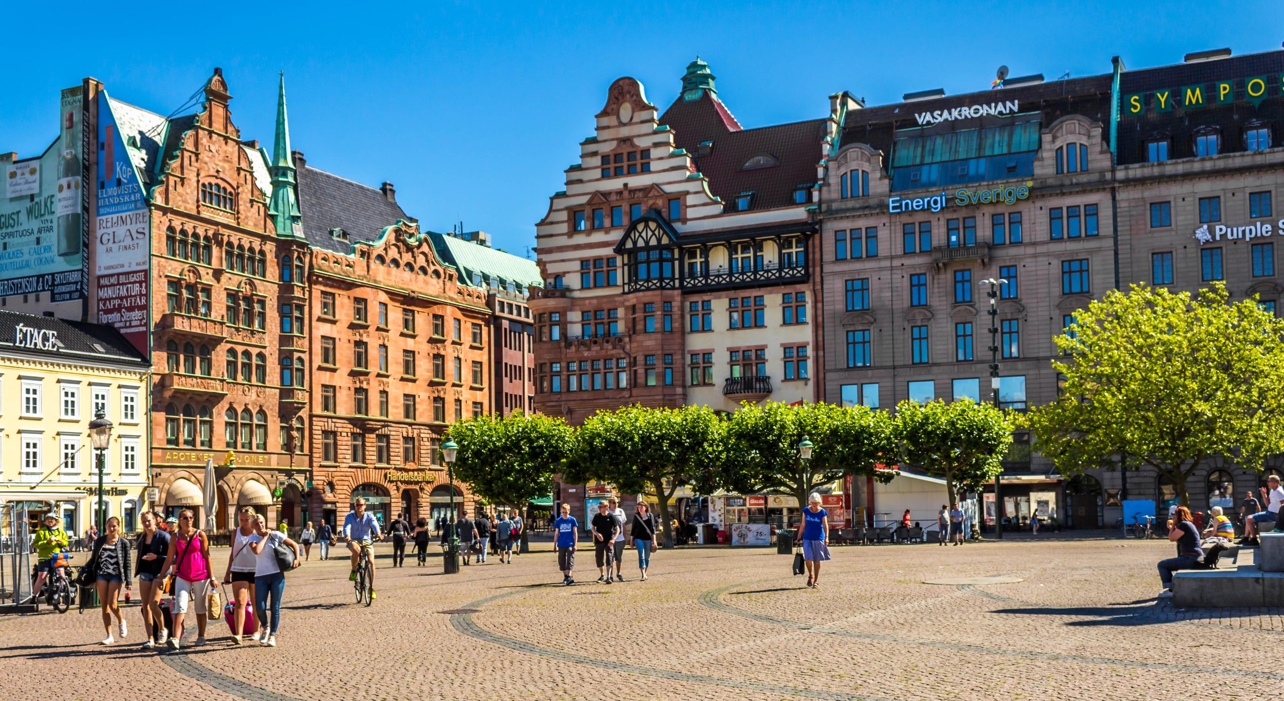 Historic town square Europe