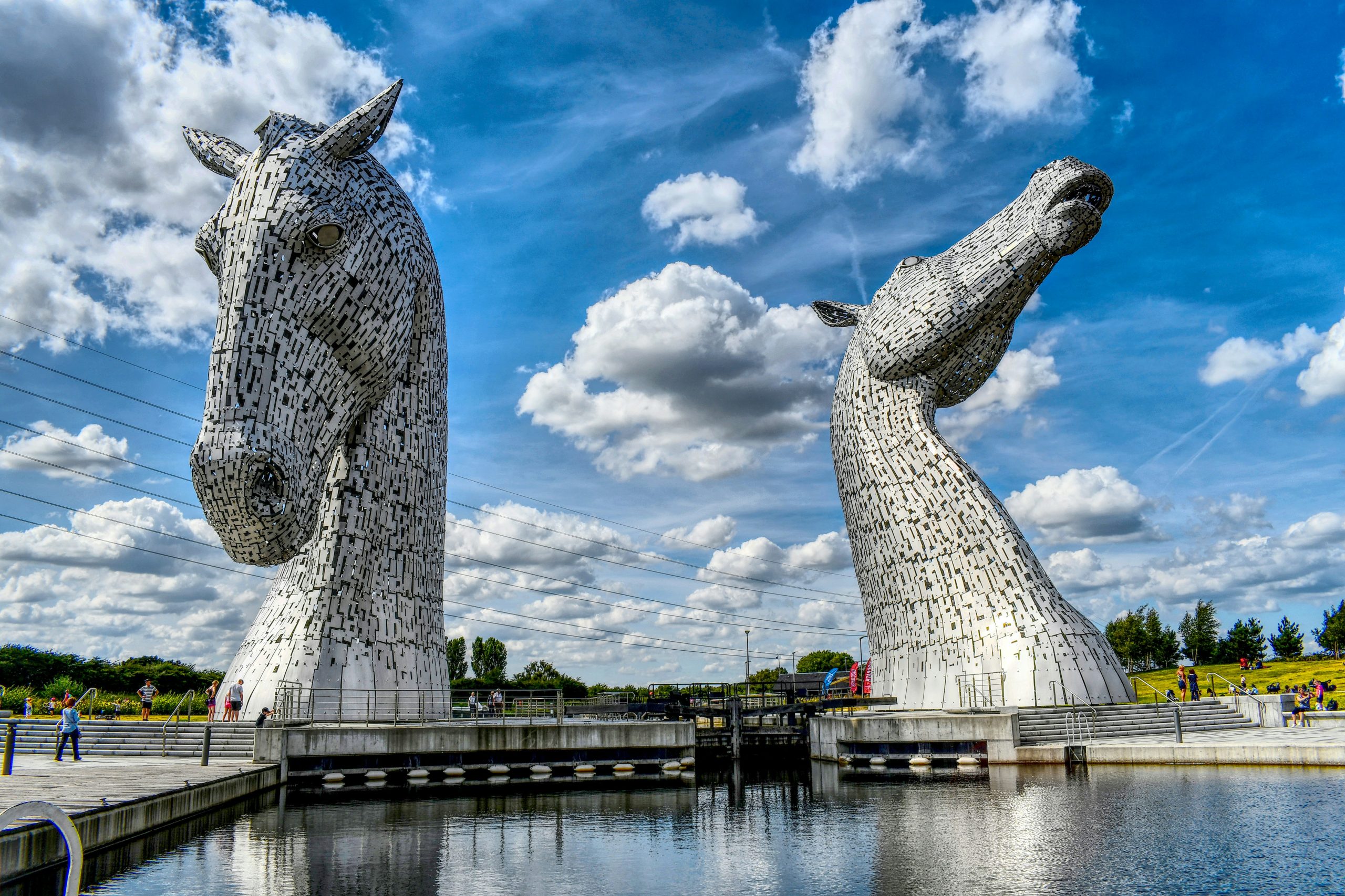 Horse sculptures